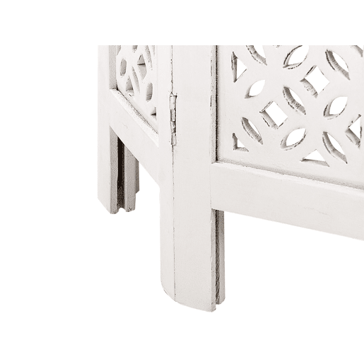 Mesa de apoio BADHI Mangueira de mangueira Branco