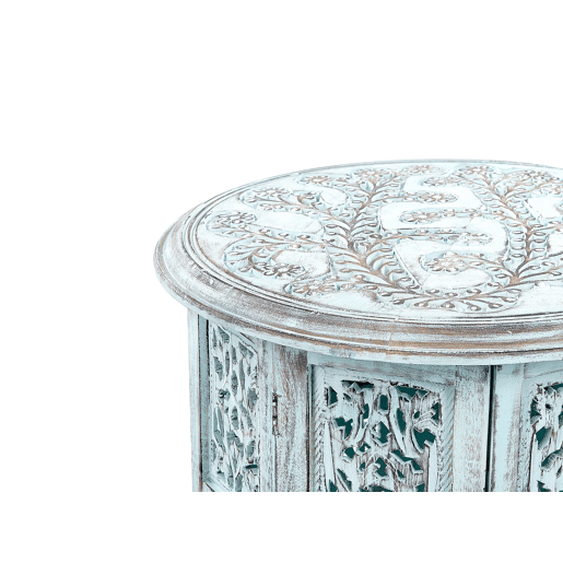 Mesa de apoio BORAI Mangueira de mangueira Azul claro