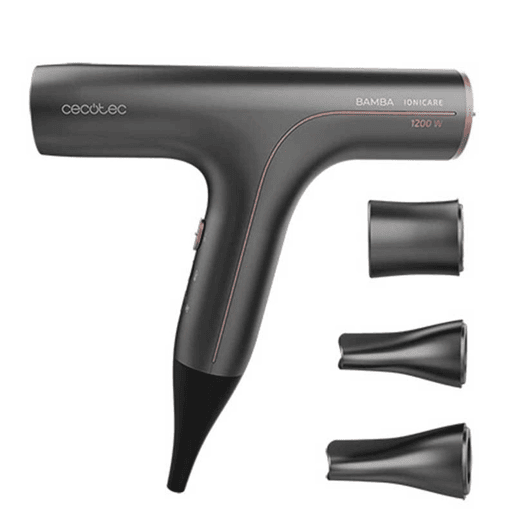 Secador de Cabelo Cecotec IoniCare 6000 Rockstar Soft 1200 W Preto