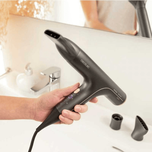Secador de Cabelo Cecotec IoniCare 6000 Rockstar Soft 1200 W Preto
