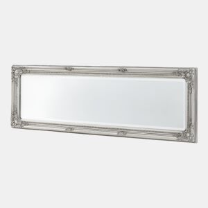 Espelho de parede Livorno eucalipto a todo o comprimento 132 x 42 x 3,5 cm - Prata en.casa.