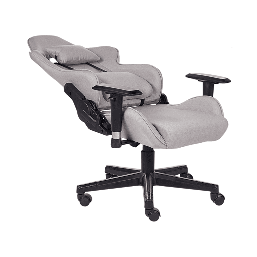 Cadeira gaming WARRIOR Cinzento claro