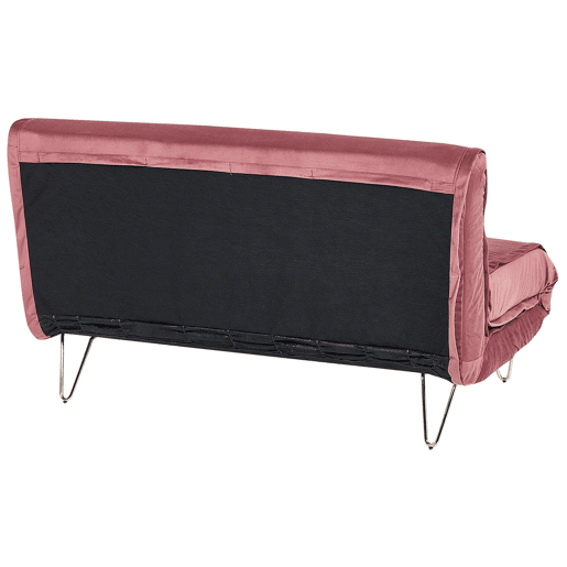 Conjunto de sala de estar VESTFOLD Veludo Rosa 3 lugares