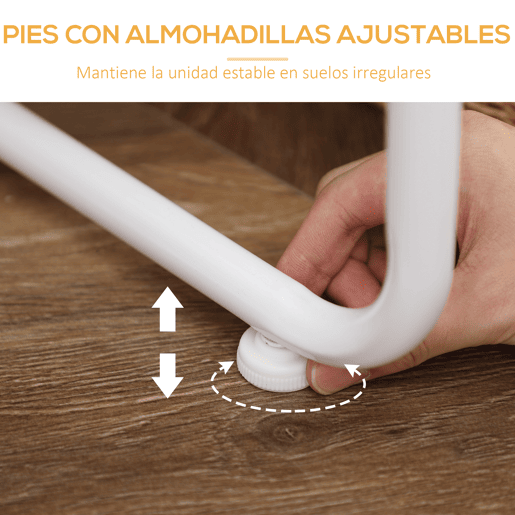 HOMCOM Suporte para Cabides Charriot de Madeira com 4 Prateleiras de Armazenamento e Barra de Pendurar para Dormitório Sala de Estar Entrada Estilo Industrial 101x39x160cm Madeira e Branco HOMCOM Suporte para Cabides Charriot de Madeira com 4 Prateleiras de Armazenamento e Barra de Pendurar para Dormitório Sala de Estar Entrada Estilo Industrial 101x39x160cm Madeira e Branco
