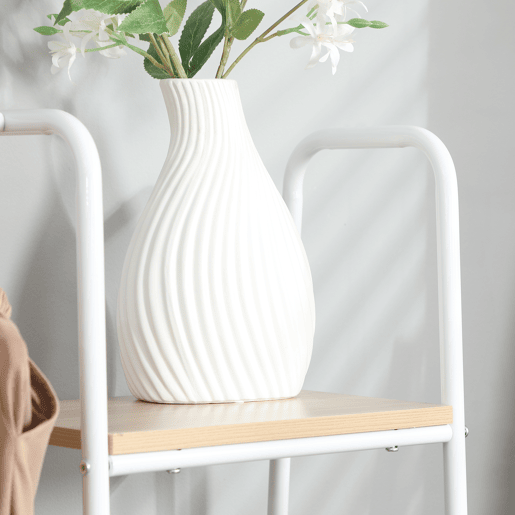 HOMCOM Suporte para Cabides Charriot de Madeira com 4 Prateleiras de Armazenamento e Barra de Pendurar para Dormitório Sala de Estar Entrada Estilo Industrial 101x39x160cm Madeira e Branco HOMCOM Suporte para Cabides Charriot de Madeira com 4 Prateleiras de Armazenamento e Barra de Pendurar para Dormitório Sala de Estar Entrada Estilo Industrial 101x39x160cm Madeira e Branco