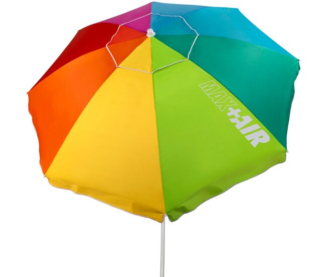 Sombrilla playa antiviento 220 cm con protección uv50 aktive beach