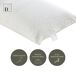 Almohada Viscoelástica Copos 75x40 Almohada Viscoelástica Copos 75x40 Blanco/ Gris