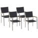 Beliani Silla de comedor GROSSETO Beliani Silla de comedor GROSSETO Negro