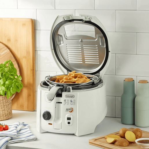 Fritadeira DeLonghi F28533 1,3 L Branco 1800 W Fritadeira DeLonghi F28533 1,3 L Branco 1800 W