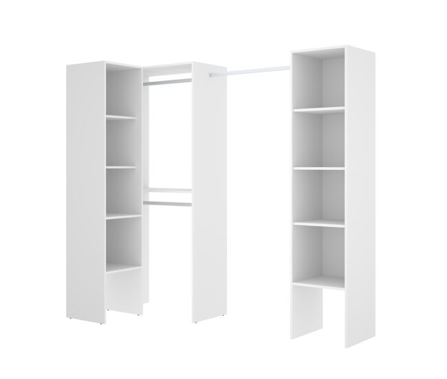 Vestidor rincón suit 3 blanco
