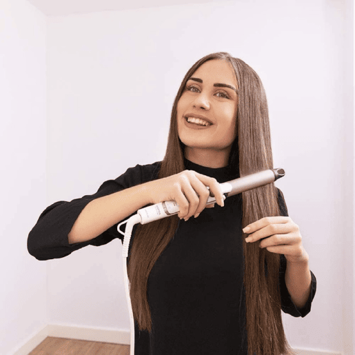 Cecotec Alisador de cabelo 2 em 1 de turmalina com óleo de argão e queratina, função de modelador e alisador.