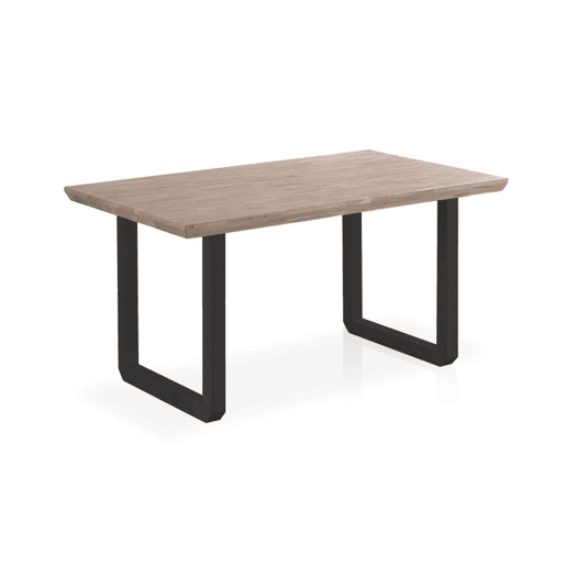 Mesa de jantar Roma Carvalho Mel - Preto 150 x 76 x 90 cm