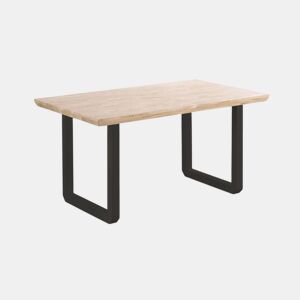 Mesa de jantar Roma Preto - Carvalho 150 x 76 x 90 cm