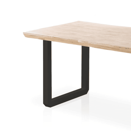 Mesa de jantar Roma Preto - Carvalho 150 x 76 x 90 cm