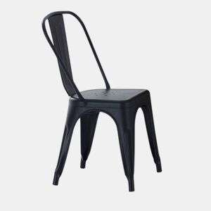 Conjunto de 4 cadeiras de jantar Tolix Preto 45 x 85 x 45 cm