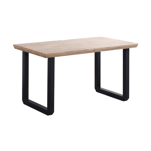 Mesa de jantar extensível Roma Preto - Carvalho 220 x 80 x 77 cm