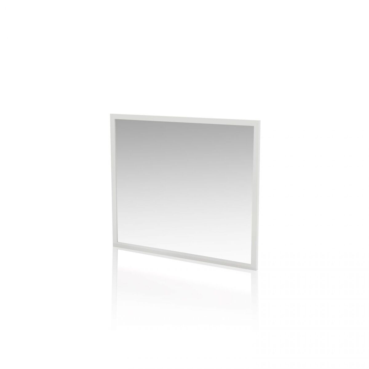 Espejo rectangular de pared en blanco 75x90 cm ataneq blanco 90 x 75 x 2 cm