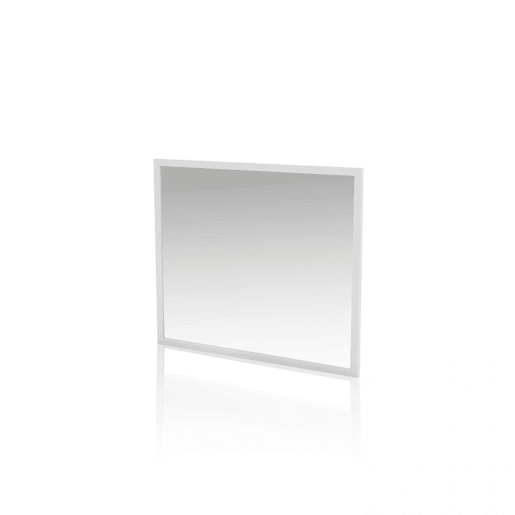 Espelho quadrado Ataneq Branco 90 x 75 x 2 cm