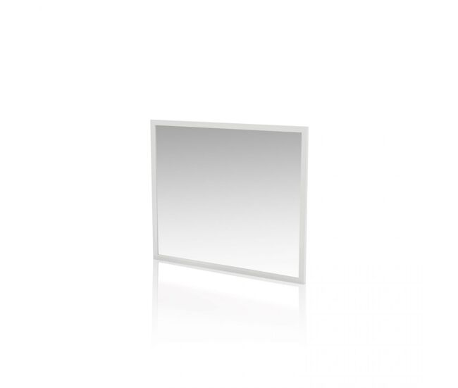 Espejo rectangular de pared en blanco 75x90 cm ataneq blanco 90 x 75 x 2 cm
