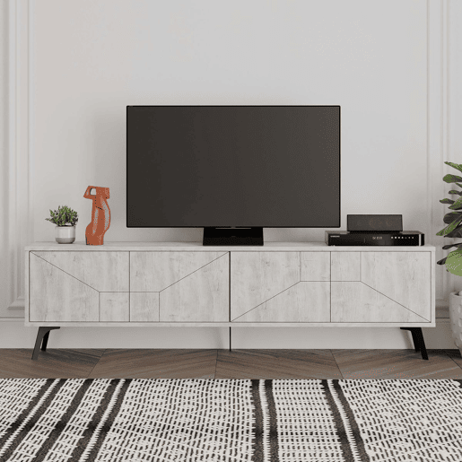 Venprodin - Móvel TV Dune 180 cm Branco