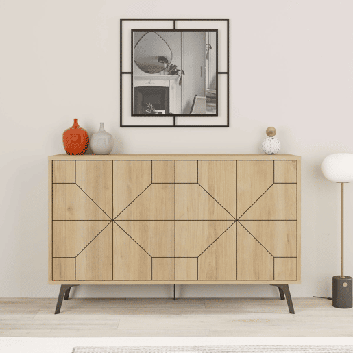 Venprodin - Consola Dune 123 cm Carvalho