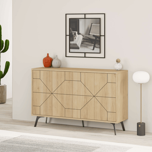 Venprodin - Consola Dune 123 cm Carvalho