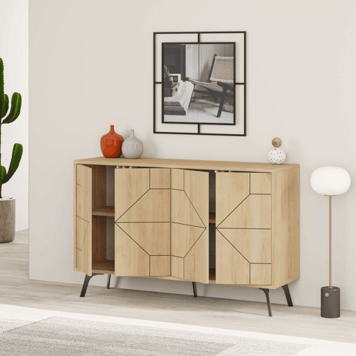 Venprodin - Consola Dune 123 cm Carvalho