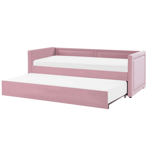 Cama gavetão Bombazine MIMIZAN 90 x 200 cm Rosa