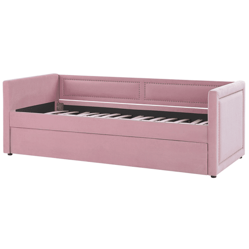 Cama gavetão Bombazine MIMIZAN 90 x 200 cm Rosa