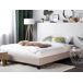 Beliani Cama sin cabecero Poliéster ROANNE 189x211 Beliani Cama sin cabecero Poliéster ROANNE 189x211 Beige