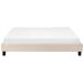 Beliani Cama sin cabecero Poliéster ROANNE 189x211 Beliani Cama sin cabecero Poliéster ROANNE 189x211 Beige