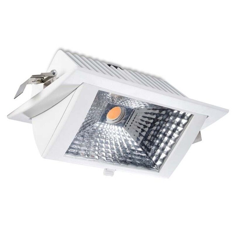 LedsC4 Downlight Out Square 44.8W 3000K Cri 80 93.1º Ip20