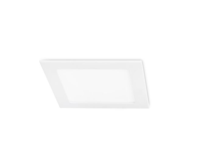 Forlight downlight ip23 easy square 225mm led 15,5w 3000k blanco 1371lm