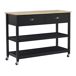 Beliani Carrito de cocina NAVARINO 120 Beliani Carrito de cocina NAVARINO 120 Negro