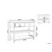Beliani Carrito de cocina NAVARINO 120 Beliani Carrito de cocina NAVARINO 120 Negro