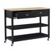 Beliani Carrito de cocina NAVARINO 120 Beliani Carrito de cocina NAVARINO 120 Negro
