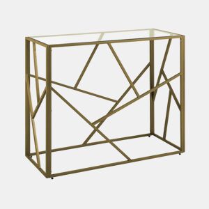 Consola ORLAND Vidro Dourado