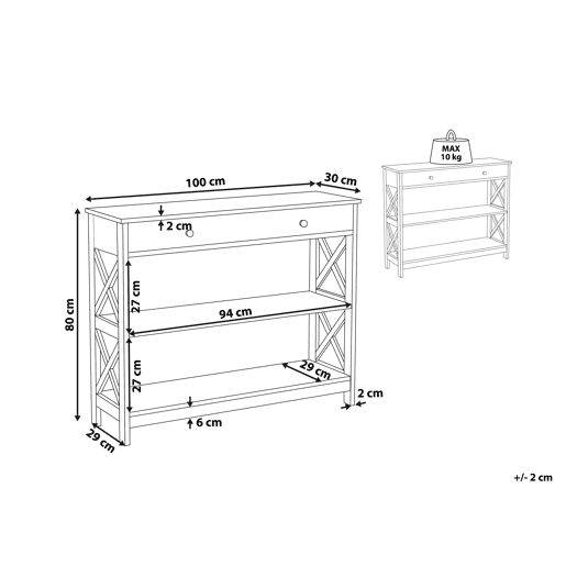Consola MONTGOMERY Branco