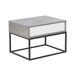 Beliani Mesita de noche CAIRO 55x41 Beliani Mesita de noche CAIRO 55x41 Gris Claro