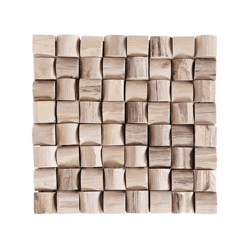 Mesa de apoio CAJEME Madeira de teca Castanho claro