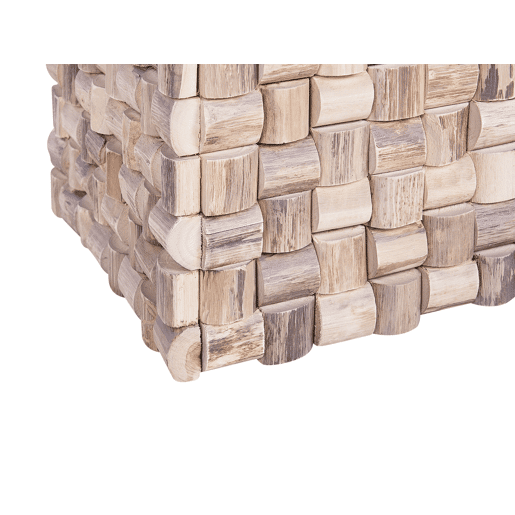 Mesa de apoio CAJEME Madeira de teca Castanho claro