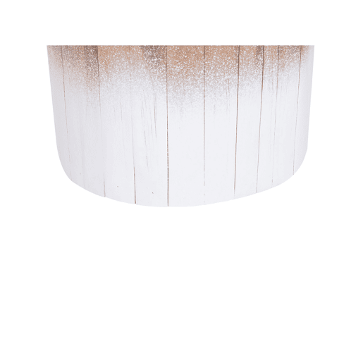 Mesa de apoio MOVAS Madeira de teca CastanhoBranco