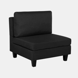 Poltrona modular FEVIK Tecido Preto