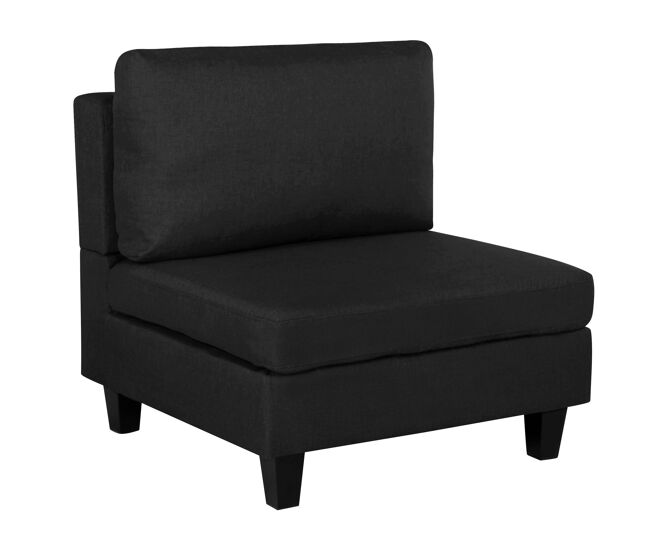 Sillón modular FEVIK Tela Negro
