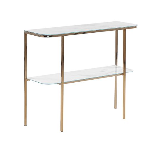 Consola CALVERT Vidro de segurança (temperado) Dourado