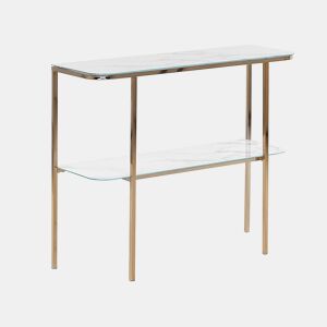 Consola CALVERT Vidro de segurança (temperado) Dourado