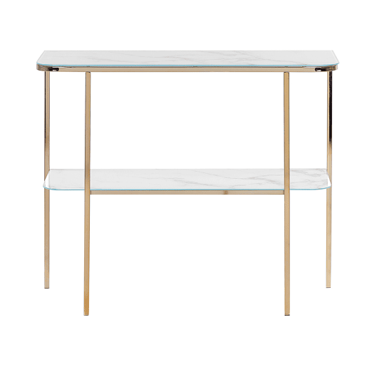 Consola CALVERT Vidro de segurança (temperado) Dourado