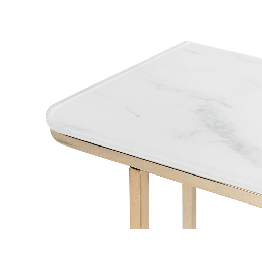 Consola CALVERT Vidro de segurança (temperado) Dourado