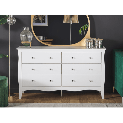 Cómoda 6 gavetas WINCHESTER Branco