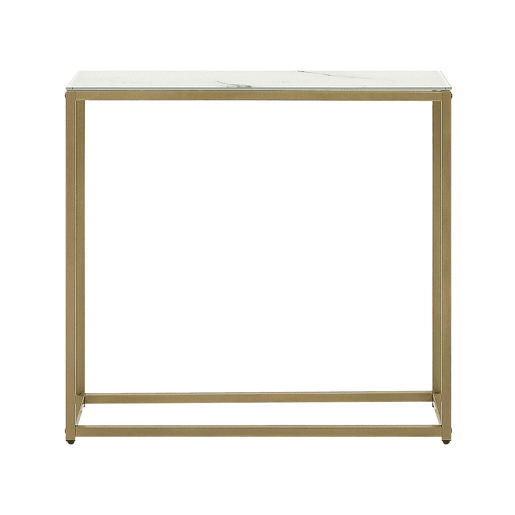 Consola DELANO Vidro de segurança (temperado) MármoreDourado